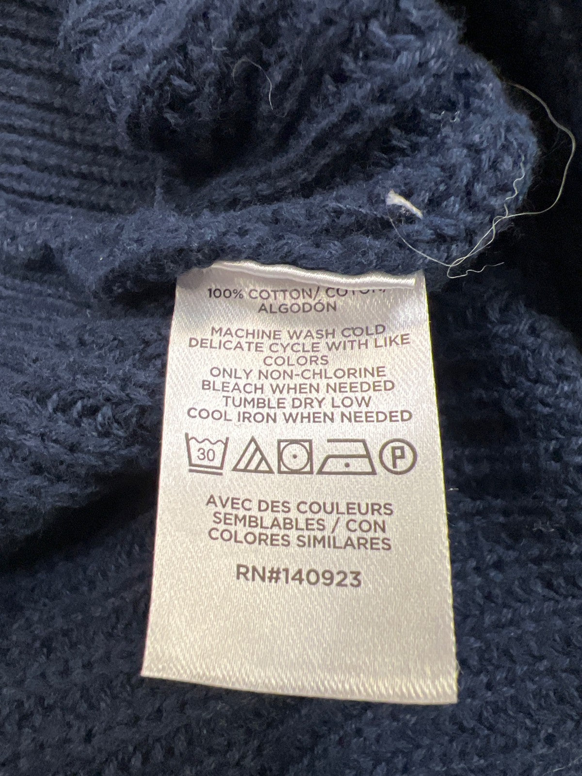 LOFT Women’s Blue Long Sleeve Button Up Cardigan Sweater - L