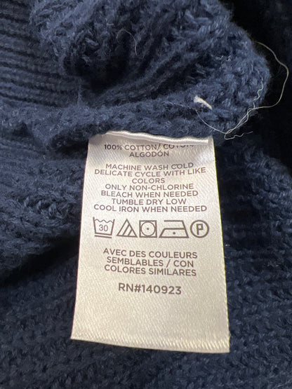 LOFT Women’s Blue Long Sleeve Button Up Cardigan Sweater - L