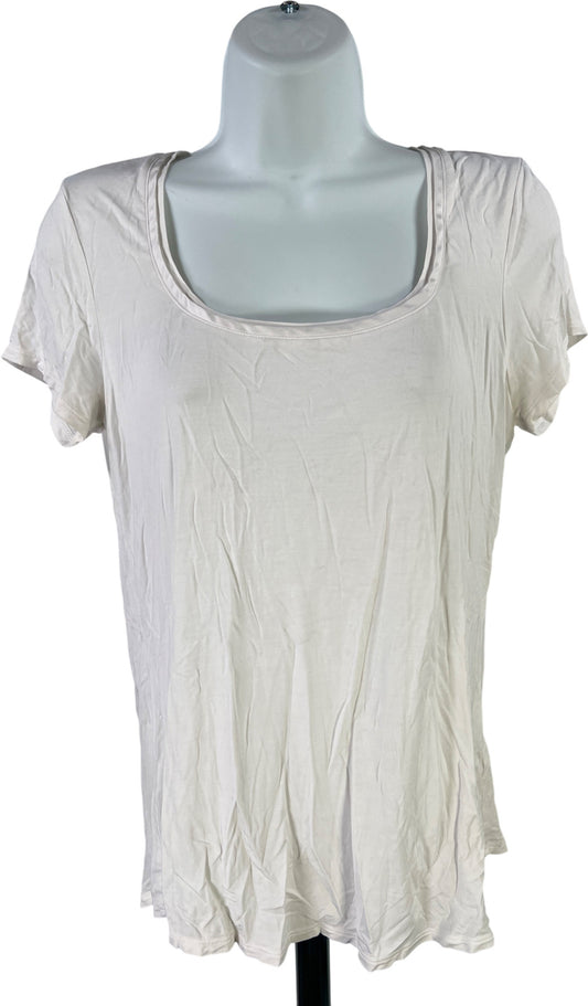 White House Black Market Women’s White Short Sleeve T-Shirt - S