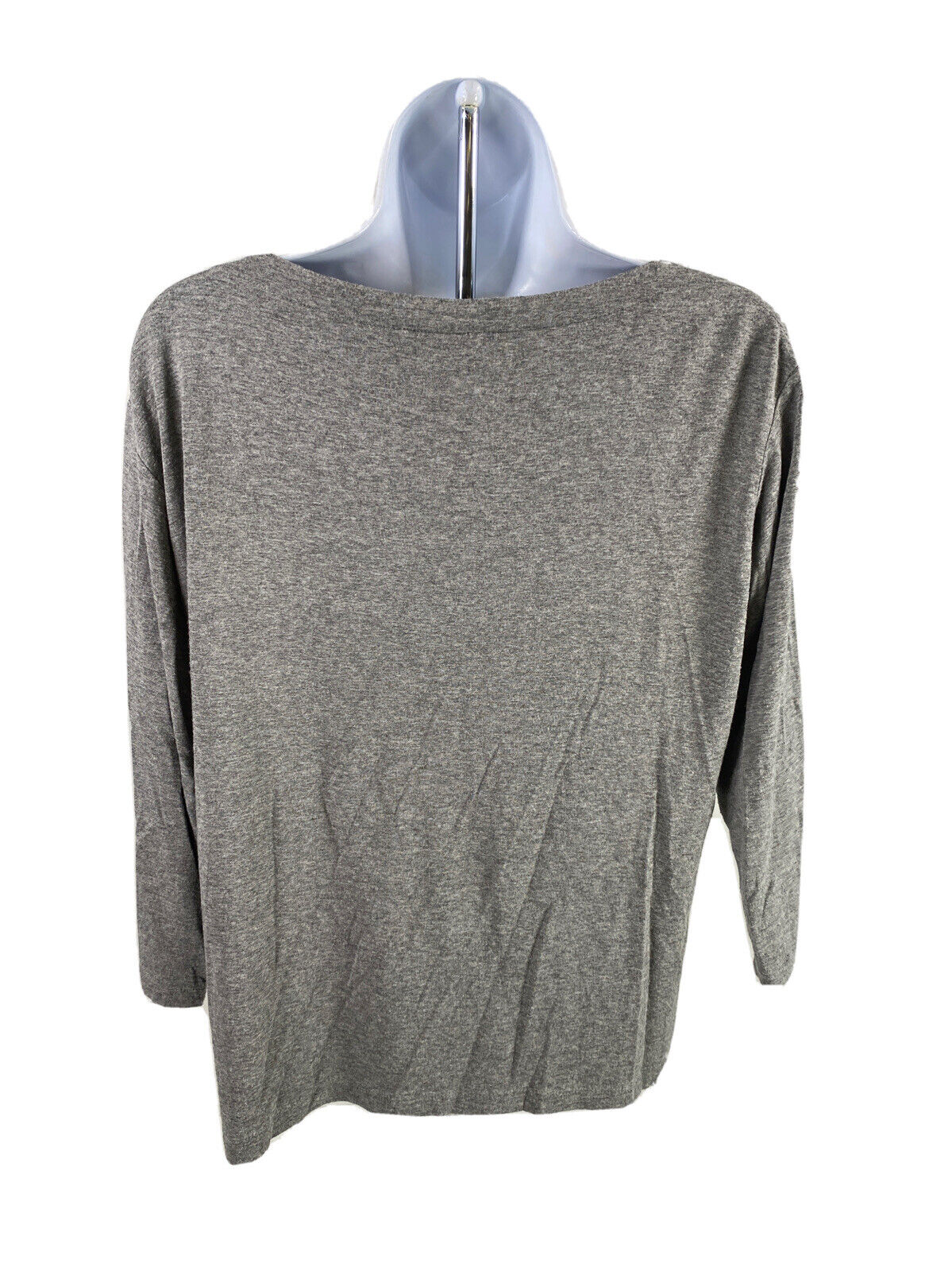 J.Jill Wearever Collection Women's Gray 3/4 Sleeve T-Shirt - S