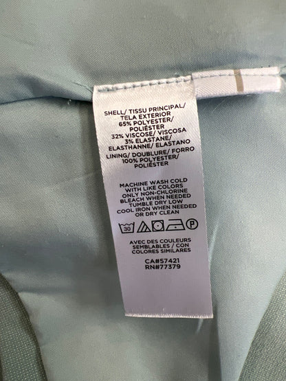 Ann Taylor Women’s Blue Long Sleeve One Button Blazer Jacket - 2