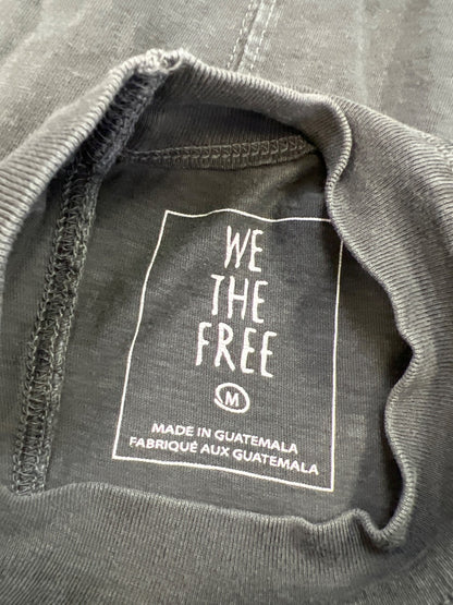 We The Free Women’s Gray Oversized Long Sleeve Shirt - M