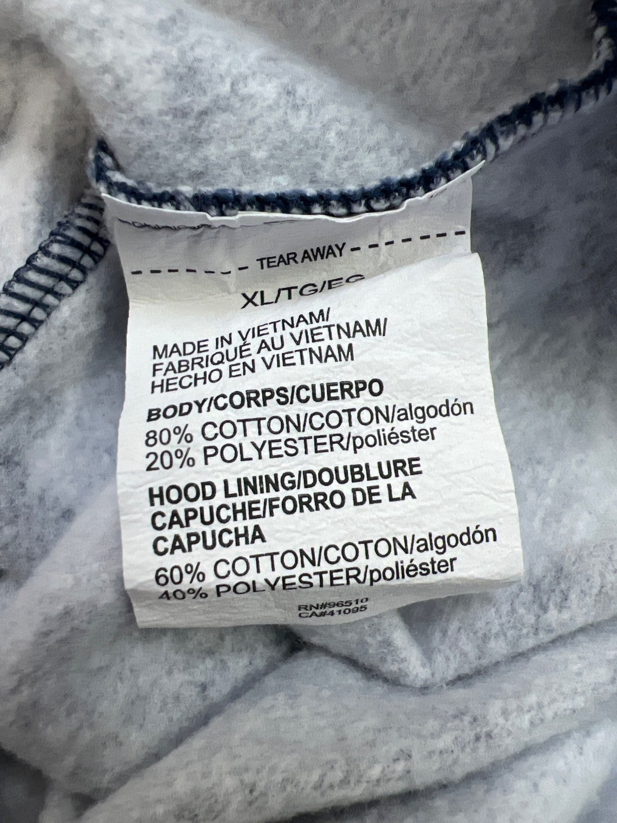 Under Armour Men’s Blue Rival Fleece Lined Pullover Hoodie Sweatshirt - XL