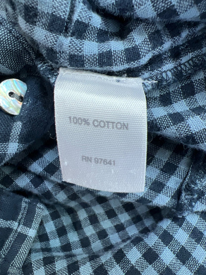 J.Jill Women’s Blue Plaid Long Sleeve Button Up Shirt - XS