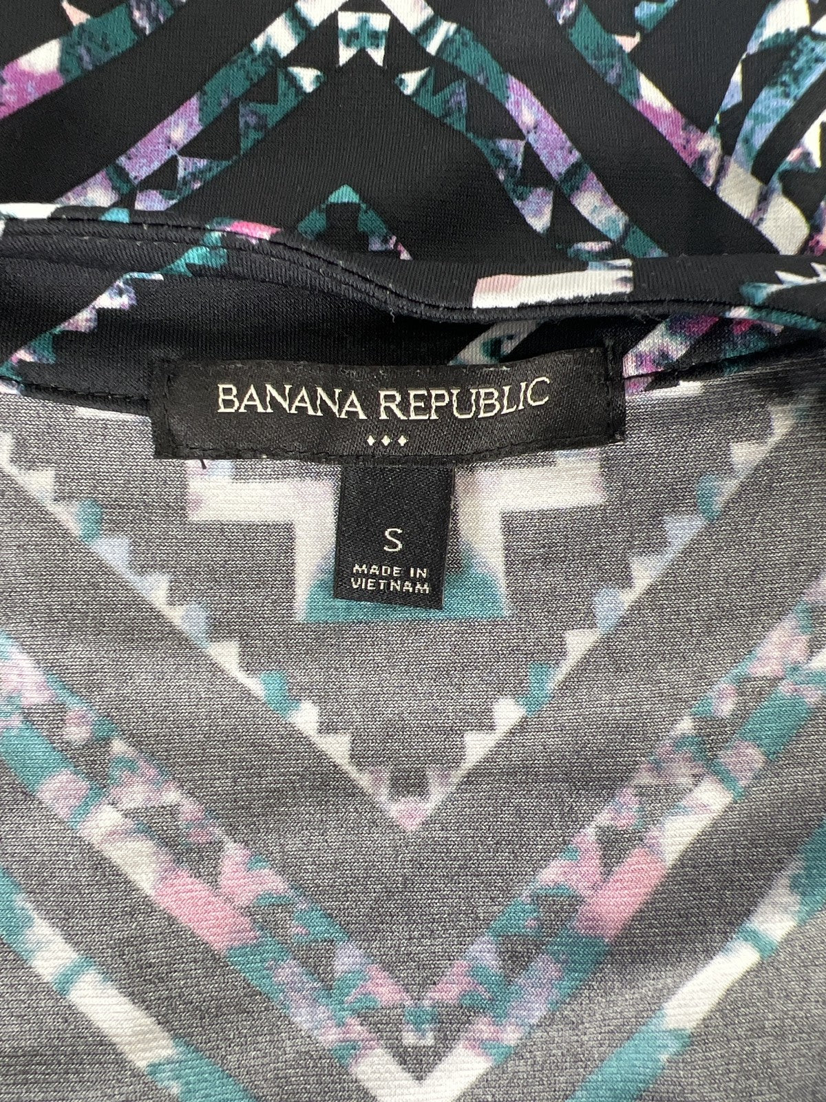 Banana Republic Women’s Black 3/4 Sleeve Short Shift Dress - S