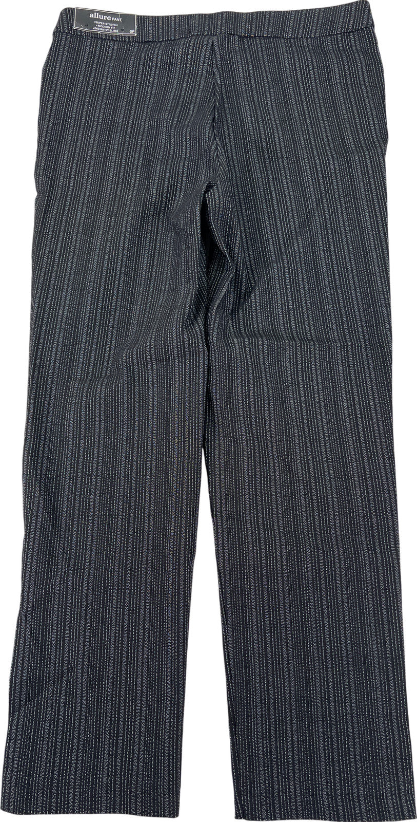 Alfred Dunner Women’s Black Allure Stretch World Traveler Pants - 6 Petite