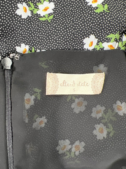 NEW Altar’d State Women’s Black Daisy Print Sleeveless Sundress - S