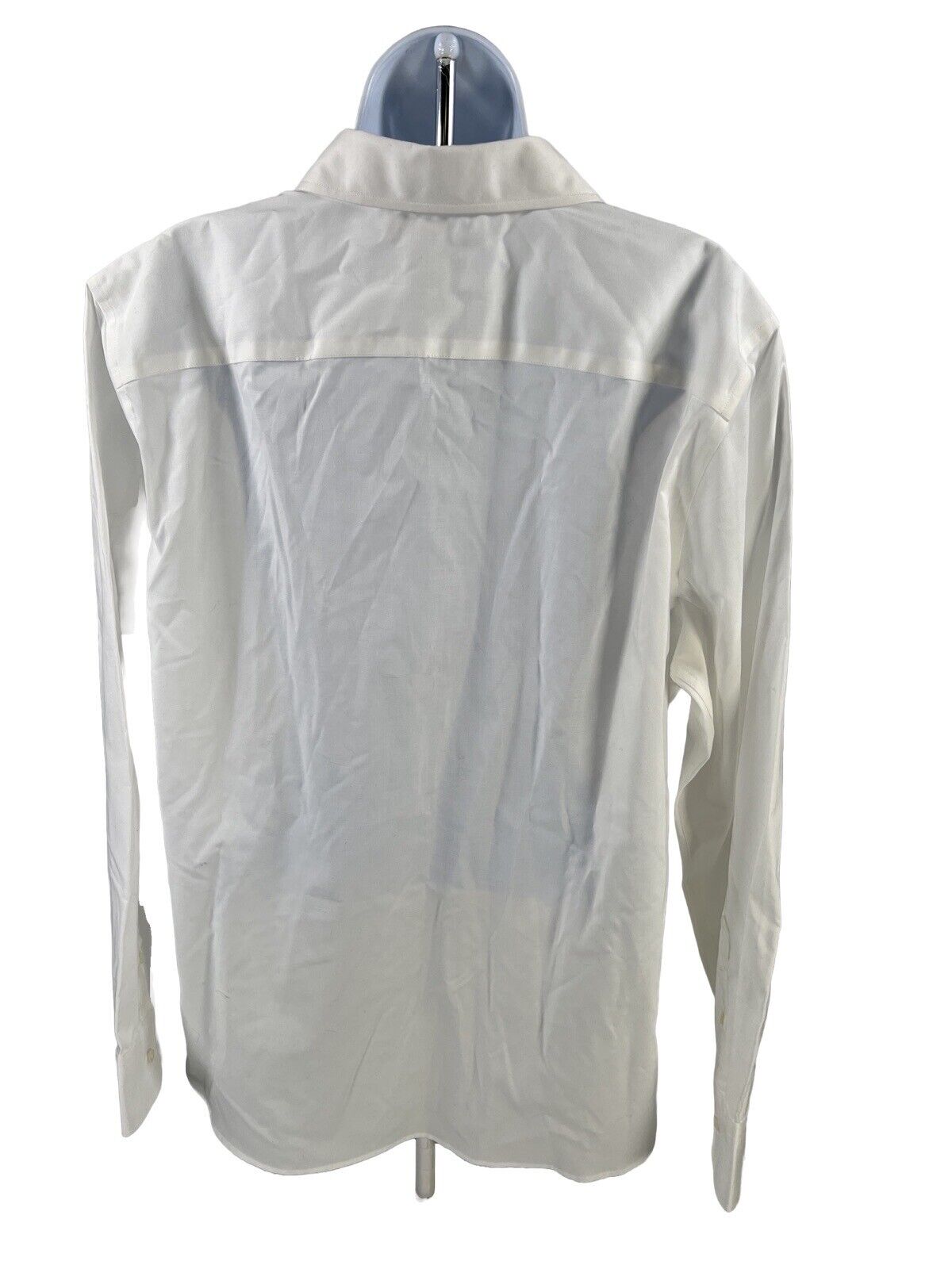 NUEVA camisa con botones de manga larga con icono blanco de Chaps para mujer - Plus 1X