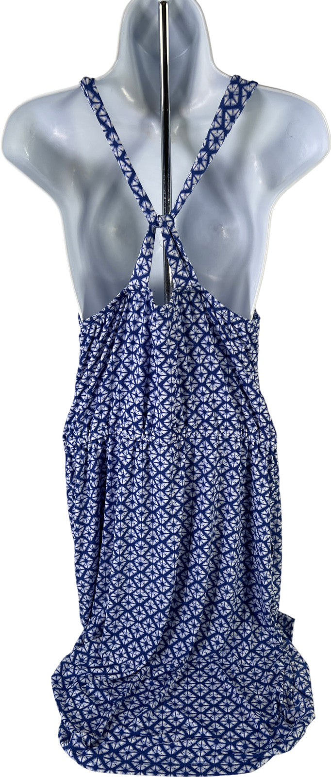 Banana Republic Women’s Blue/White Sleeveless Shift Dress - M