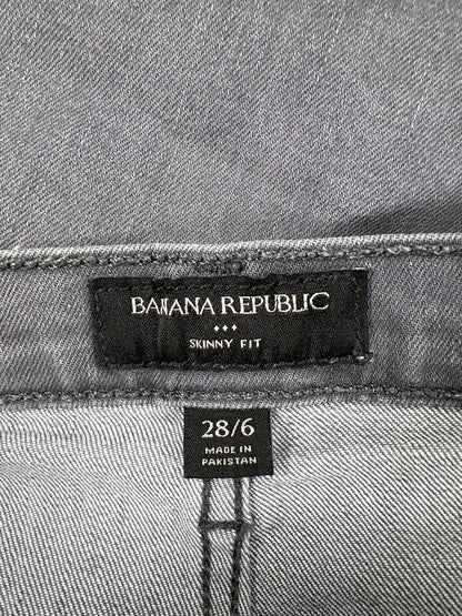 Banana Republic Women’s Gray Skinny Fit Denim Jeans - 6/28
