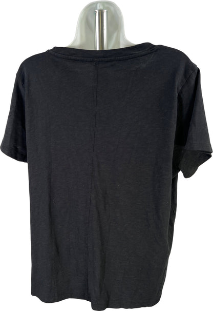 J.Crew Women’s Black Girlfriend Short Sleeve T-Shirt - XL