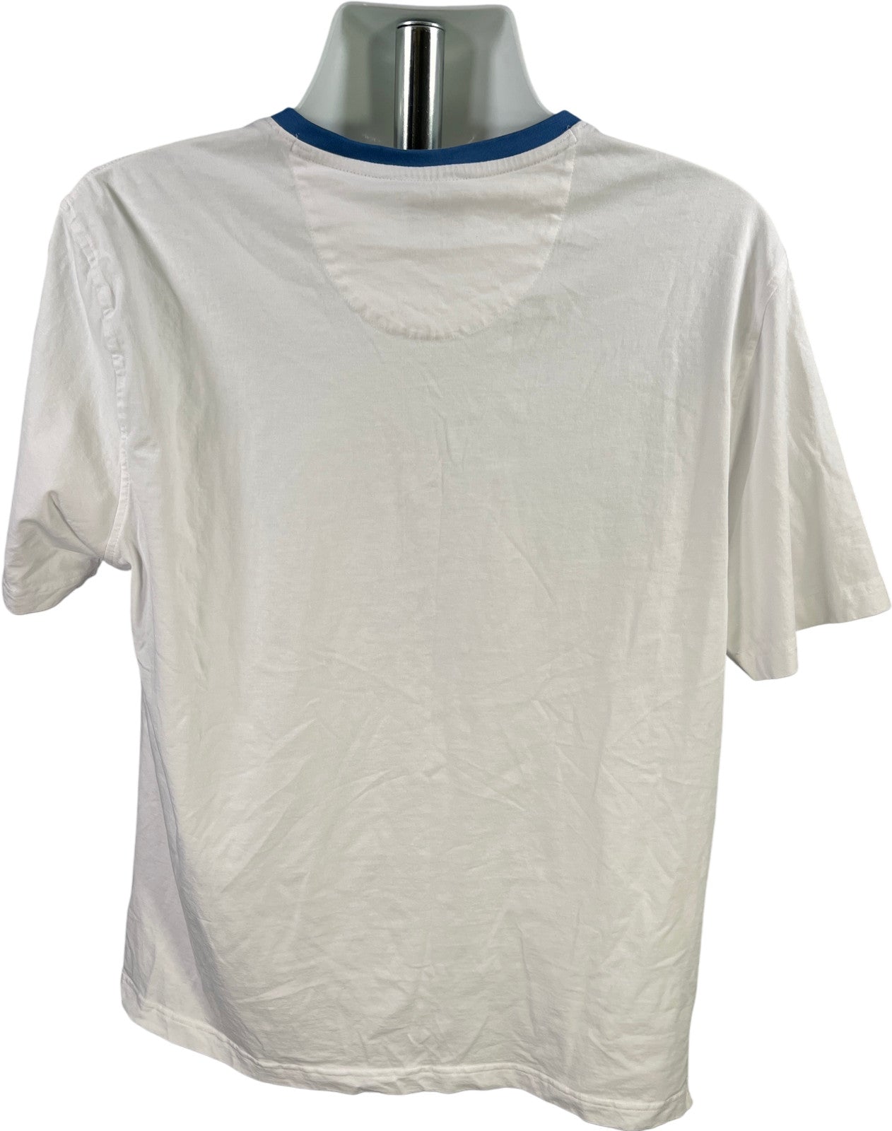 Greg Norman Men’s White Short Sleeve V-Neck T-Shirt - L