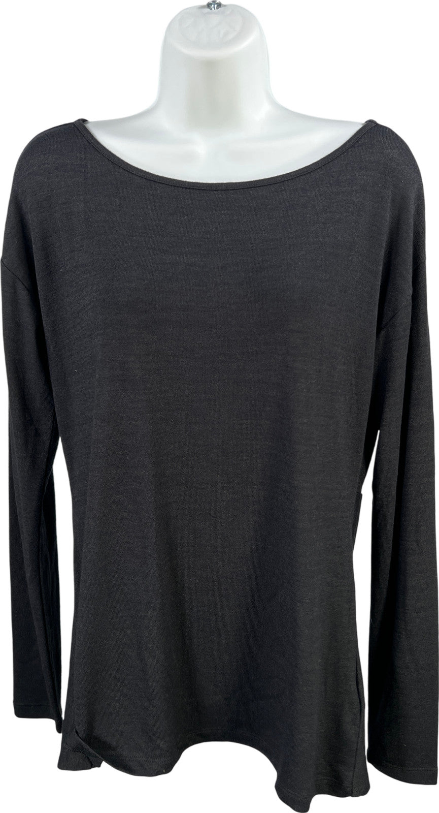 Old Navy Women’s Black Long Sleeve Open Back Shirt - M