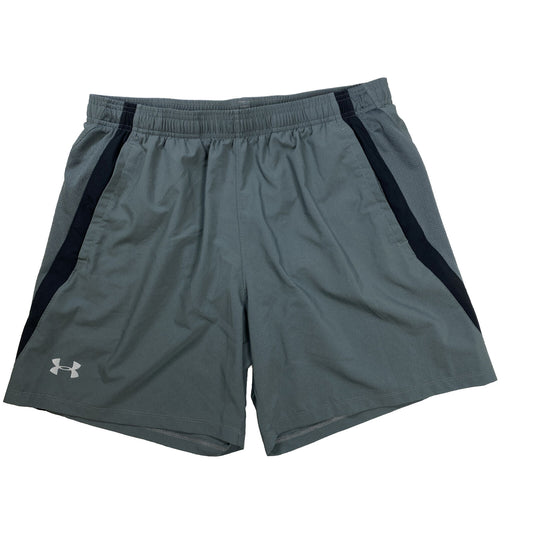 Under Armour Men's Gray Launch 7 in Mesh Lined Shorts - XL