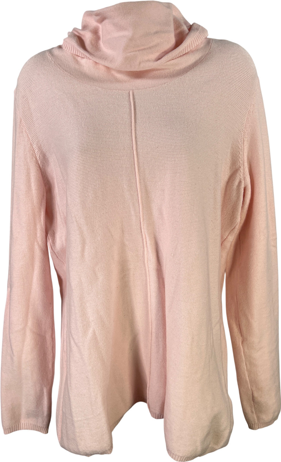 Calvin Klein Women’s Pink Long Sleeve Cowl Neck Sweater - M