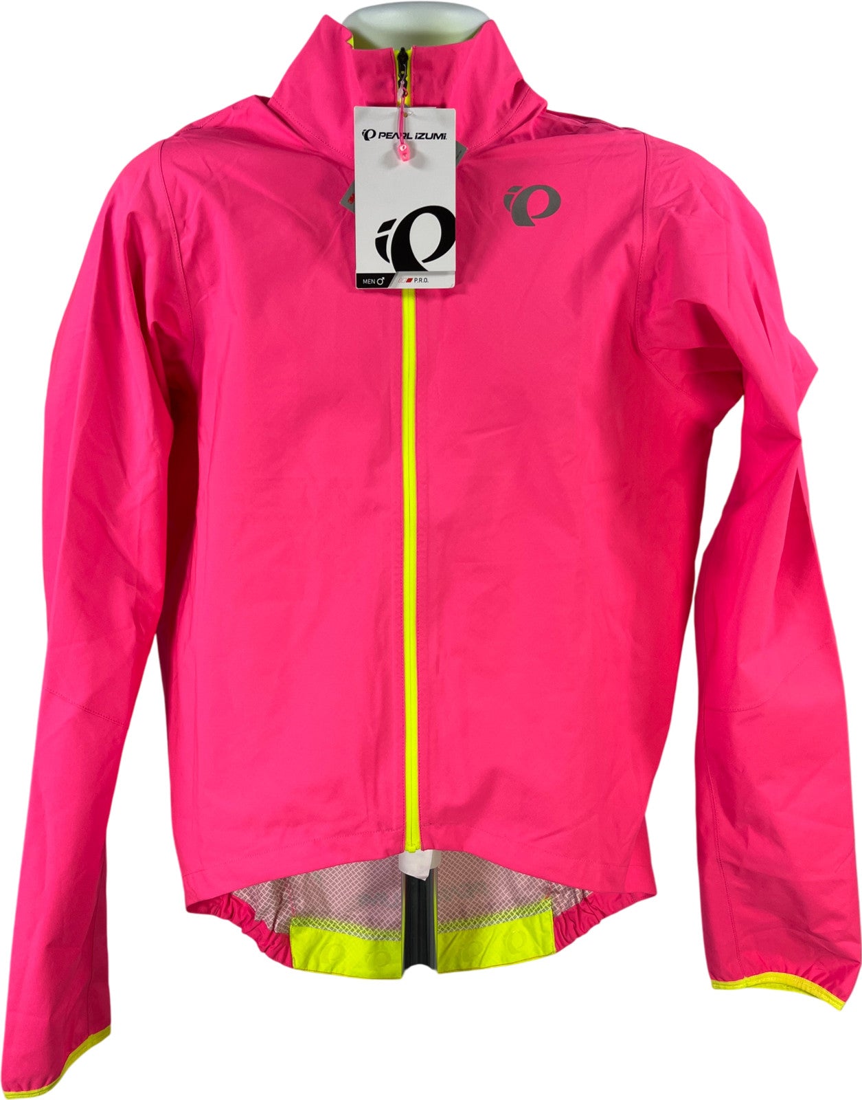 Pearl Izumi Men’s Pink Pro Aero Windbreaker Packable Biking Jacket - L