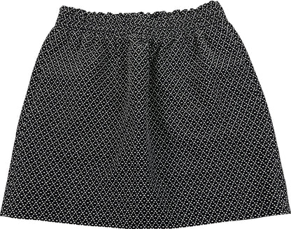 NEW J.Crew Women’s Black/White Dot Jacquard Pull On Straight Skirt - 6