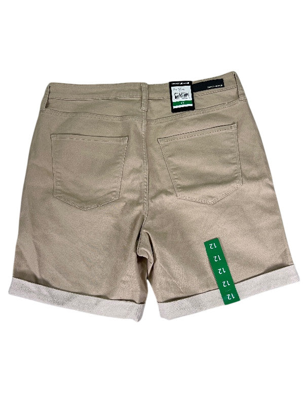 DKNY Women's Beige Stretch Chino Shorts - 12