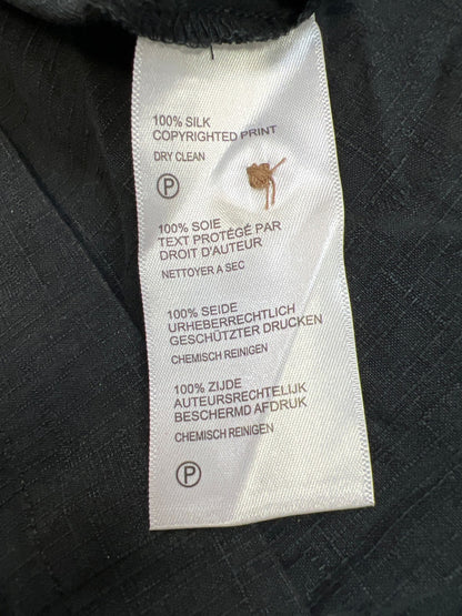 Tommy Bahama Men’s Black Tropical Christmas Silk Button Up Shirt - 3XL