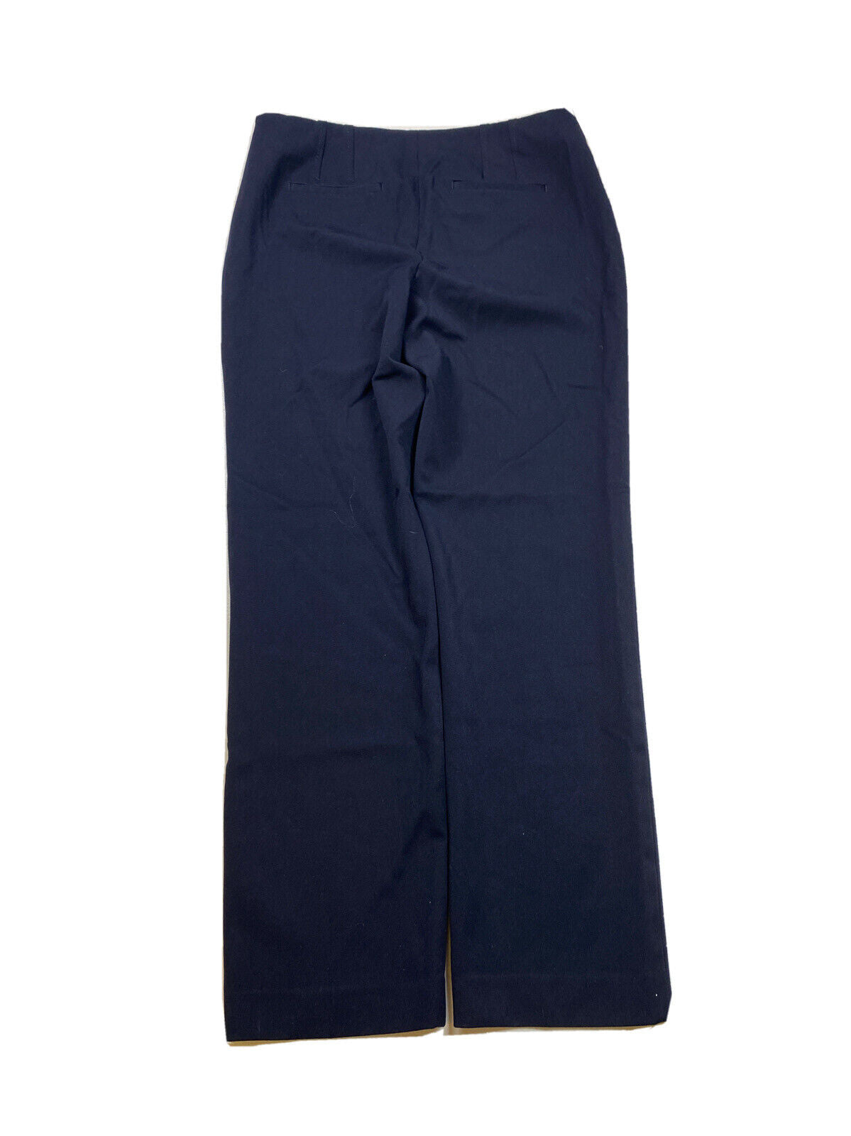 Talbots Women's Blue Side Zip Bi-Stretch Straight Dress Pants - 8 Petite