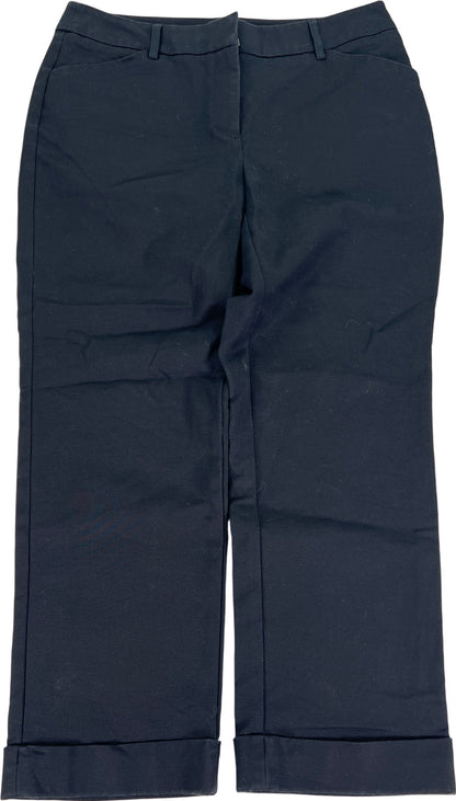 Chico’s Women’s Black So Slimming Crop Dress Pants Pants - 00