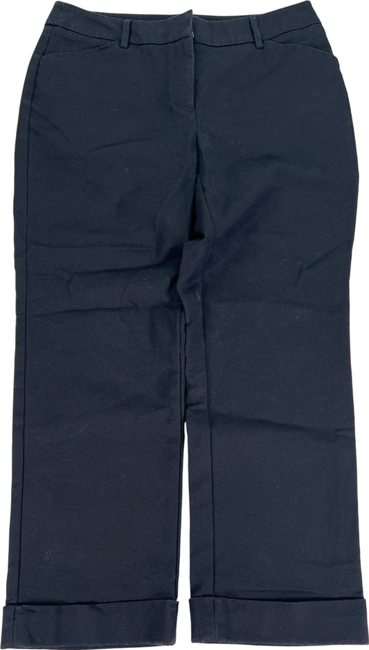 Chico’s Women’s Black So Slimming Crop Dress Pants Pants - 00