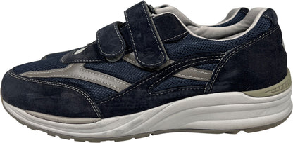 SAS Men’s Blue Suede Comfort Walking Sneakers - 12 Wide