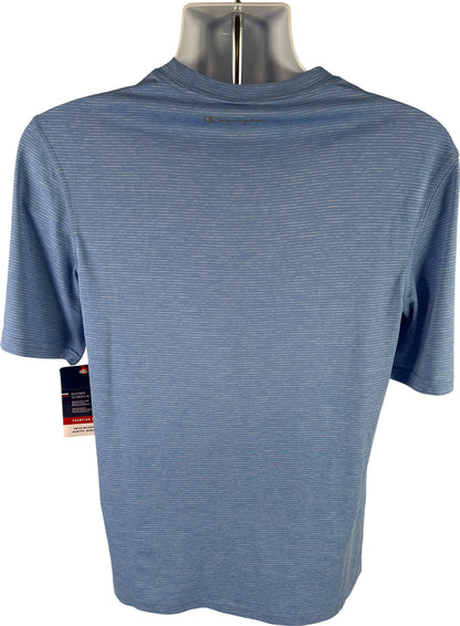 NEW Champion Men’s Blue Wicking Short Sleeve Athletic T-Shirt - S