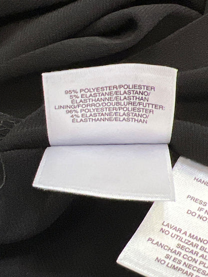 Anne Klein Women’s Black Beaded Strap Sleeveless Shift Dress - 14