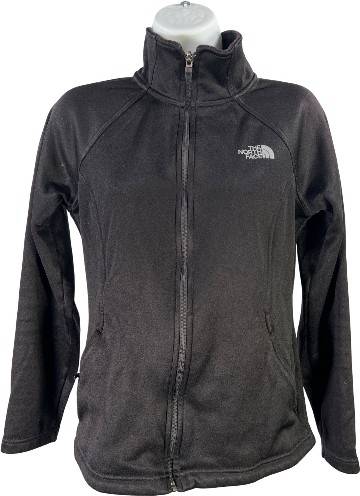 The North Face Women’s Black Agave Fleece Lined Full Zip Jacket - S