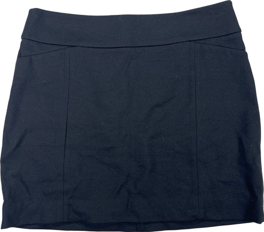 White House Black Market Women’s Black Short Straight Skirt - S