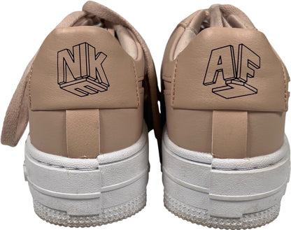 Nike Women’s Pink Air Force Low Pixel Lace Up Sneakers - 6