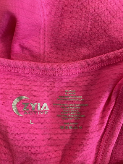Zyia Active Women’s Bright Pink Racerback Athletic Tank Top - L