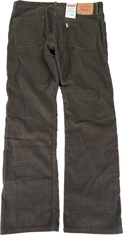 Levi’s Men’s Brown 514 Slim Straight Corduroy Jeans - 35x30