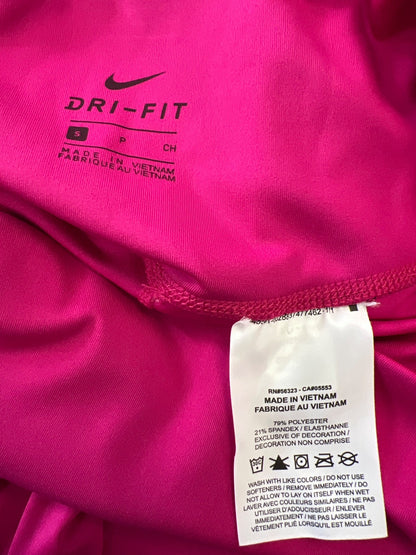 Nike Women’s Pink One High Rise Dri-Fit Athletic Leggings - S