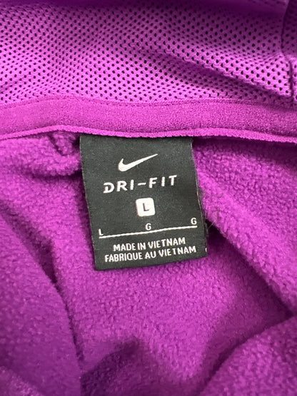 Nike Sportswear Women’s Purple Fleece Lined Full Zip Sweatshirt - L
