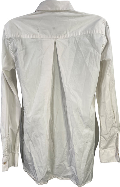 Le Sarte Pettegole Women’s White Long Sleeve Button Up Shirt - 44/US L