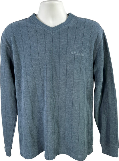 Columbia Men’s Blue Long Sleeve Pullover Sweater - M