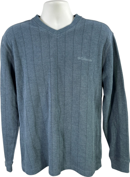 Columbia Men’s Blue Long Sleeve Pullover Sweater - M