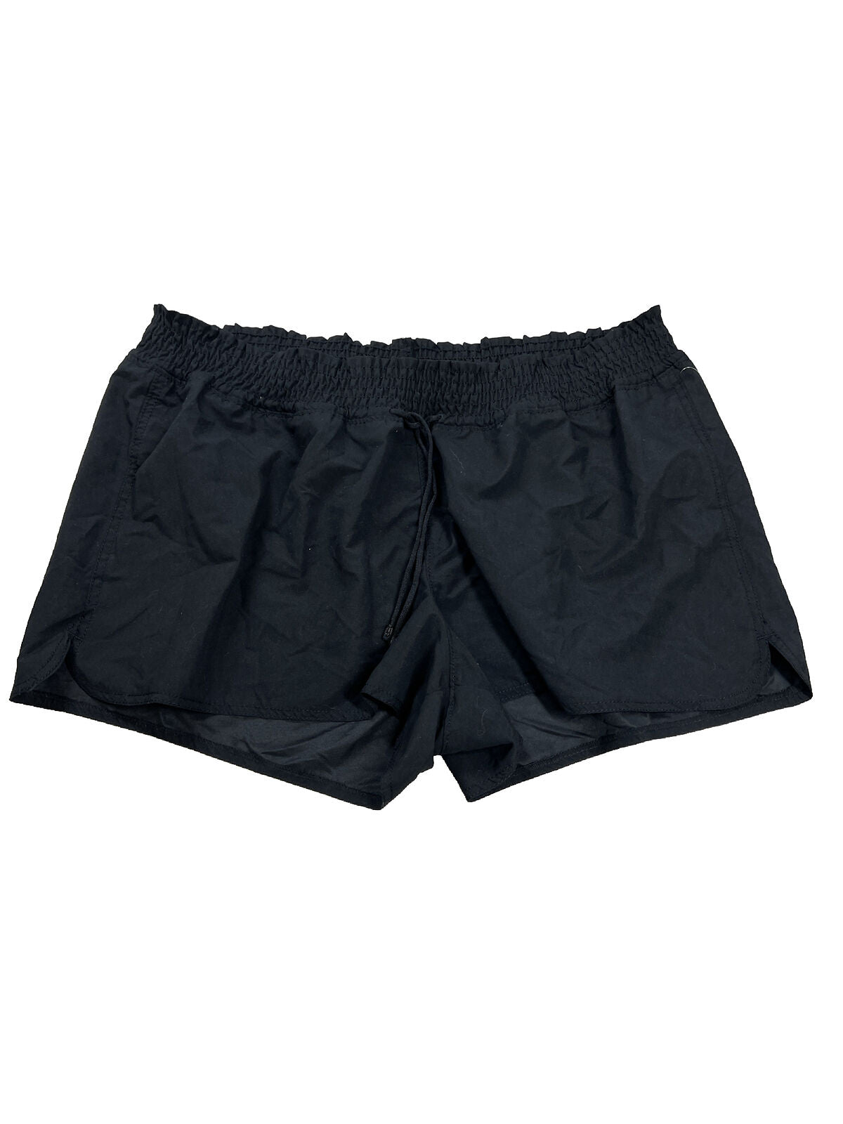 NUEVOS pantalones cortos informales con cintura anudada en negro para mujer Old Navy - 2XL