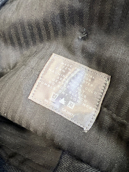 Thomas Dean Men’s Black/Gray Dress Pants - 38x30