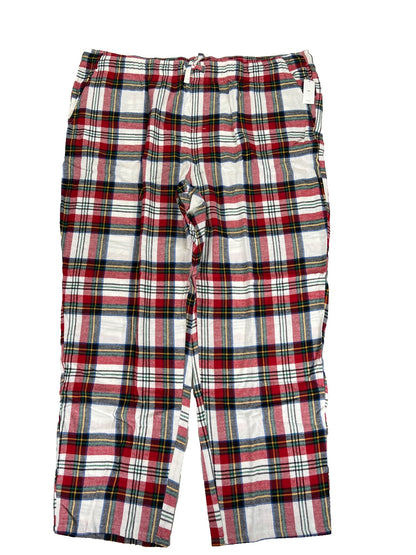 Old Navy Men’s Red Flannel Holiday Button Up Shirt Pajama Set - XXXL