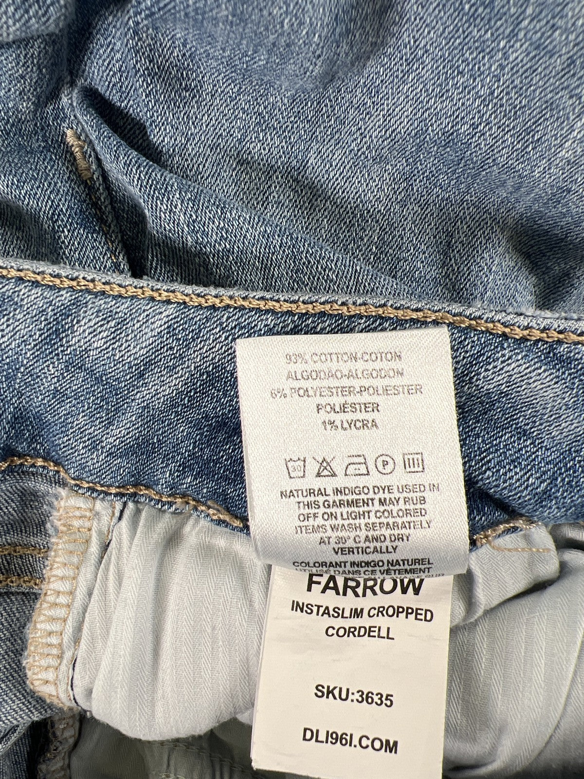 DL1961 Women’s Light Wash Farrow Skinny Jeans - 28