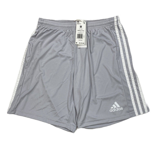NEW adidas Men's Gray Squadra 21 Football Soccer Shorts - M