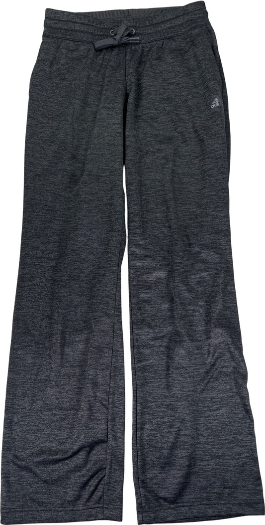 Adidas Women’s Black Heather Fleece Lined Dorm Sweatpants - S