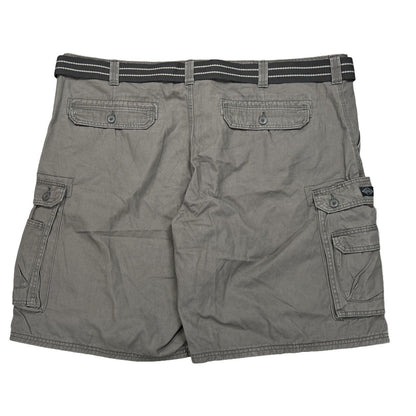 NEW Lee Men's Gray Cargo Shorts with Belt - Big 50