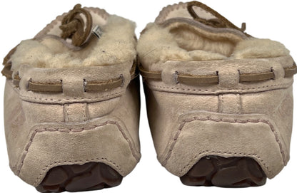 UGG Dakota Women’s Light Beige Shearling Lined Dakota Slippers - 6