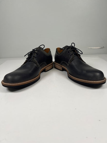 Ecco Men’s Black Leather Lace Up Oxford Dress Shoes - 42/US 8