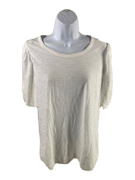 Chicos Women's White Short Sleeve T-Shirt - 1 (US M)