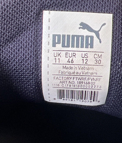 Puma Men's Blue Grip Sport Lace Up Athletic Golf Shoes - 12